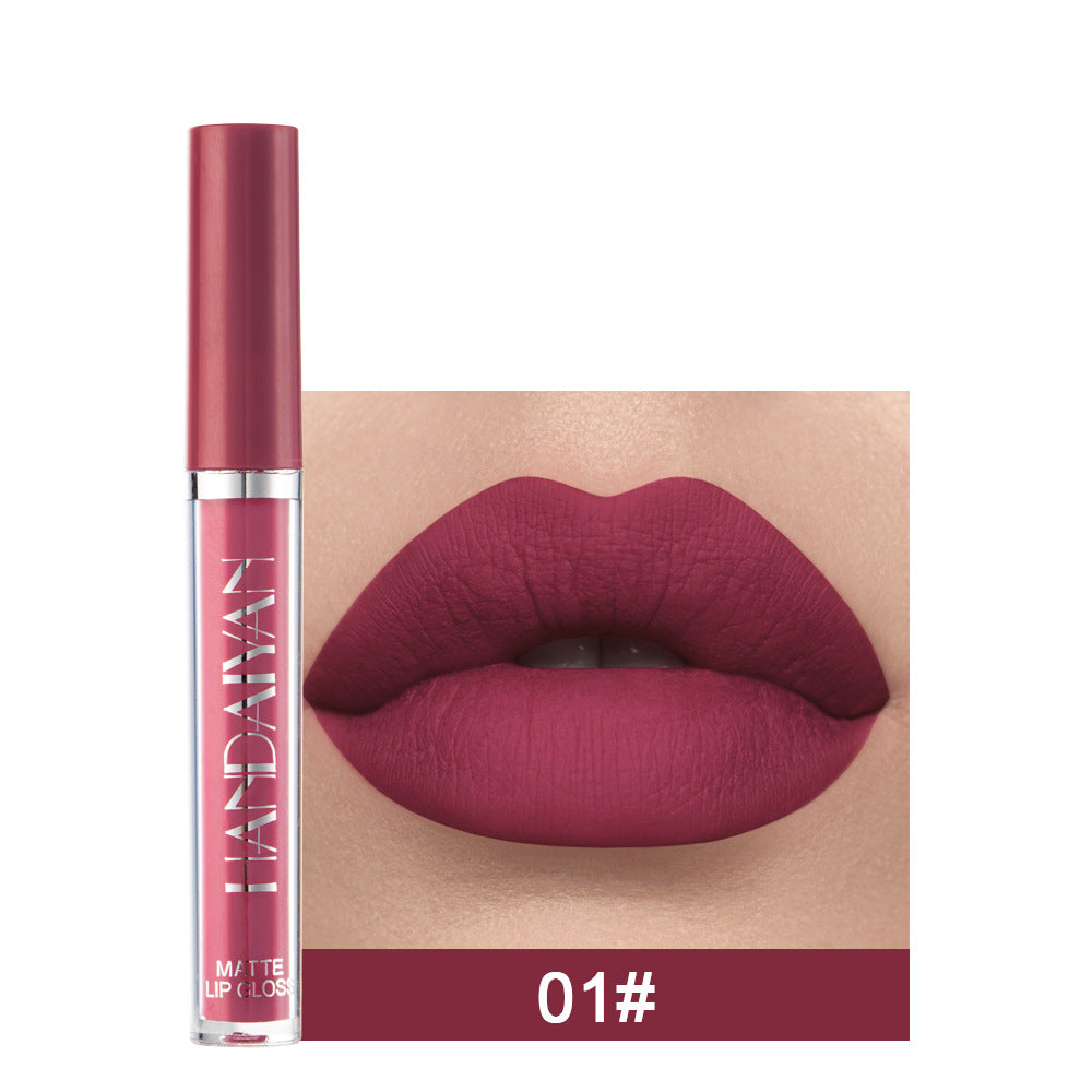 Matte Non-stick Cup Lip Gloss, Non-fading Matte Liquid Lipstick Matte Non-stick Cup Lip Gloss, Non-fading Matte Liquid Lipstick